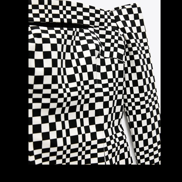 NEW!! Zara black and white plaid dress 👗 - Picture 5 of 13